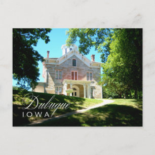 Une carte postale à l'état d'esprit Dubuque