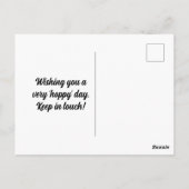 Une Carte Postale Bunny (Dos)