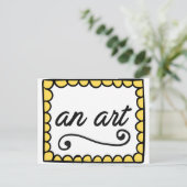 Une carte postale d'art (Debout devant)