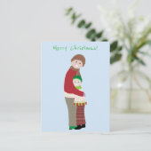 Une carte postale de câlin de Noël (Debout devant)