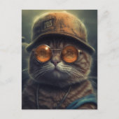 Une carte postale de chat cool (Devant)