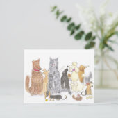 Une carte postale de chien délicieuse (Debout devant)