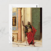 Une carte postale de la Garde nubienne (Devant / Derrière)