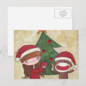 Une carte postale de Noël très joyeuse (Devant / Derrière)