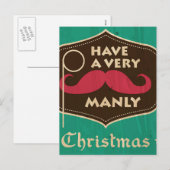 Une carte postale de Noël très maniaque (Devant / Derrière)