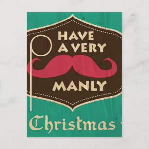 Une carte postale de Noël très maniaque