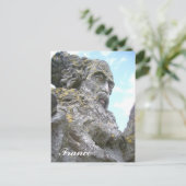 Une carte postale d'un joli statue (Debout devant)
