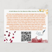 Une carte postale inspirante A Soft Bloom (Dos)