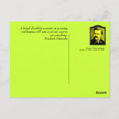 Une carte postale Nietzsche pour un ami (Dos)