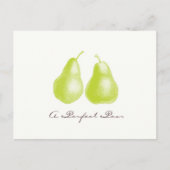 Une carte postale parfaite pour la poire (Devant)