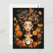 Une carte postale pour l'automne et les amateurs d (Devant / Derrière)