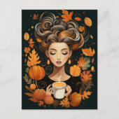 Une carte postale pour l'automne et les amateurs d (Devant)