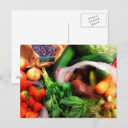 Une carte postale rappel saine (Devant / Derrière)