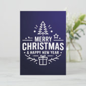 Une carte pour chaque lien Joyeux Noël (Debout devant)