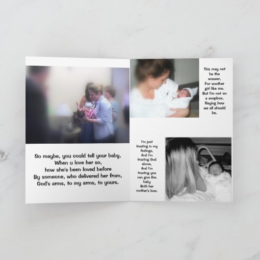 Une carte pour deux mères affectueuses (Intérieur)