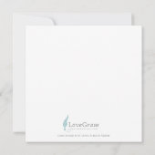 Une carte pour l'amitié (Dos)