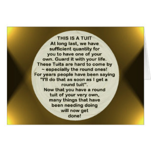 Une carte ronde de ~ de Tuit