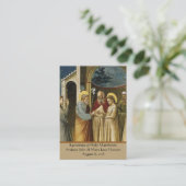 Une carte sainte de mariage de faveur catholique (Debout devant)