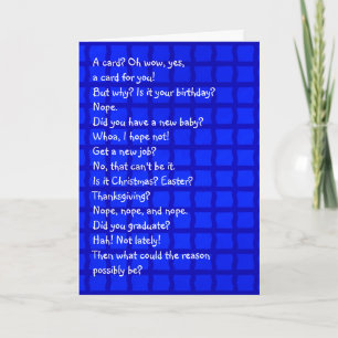 Une carte sans motif