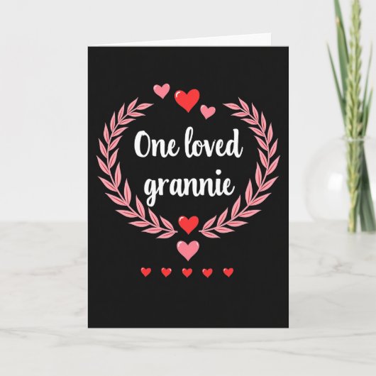 Une carte spéciale pour une grand-mère aimée (Devant)