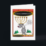 Une CARTE très UNIQUE de HANNUKAH ! !<br><div class="desc">Cette année,  indiquent HANNUKAH HEUREUX avec un clin d'oeil et un signe d'assentiment !</div>