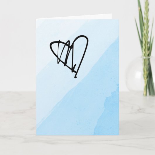 Une carte Valentine unique (Devant)