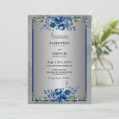 Une Célébration d'Amour d'Argent Invitation (Debout devant)
