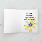 Une certaine carte d'anniversaire de lapin (Intérieur)