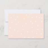 Une certaine fille rose de Pâques de carte de (Dos)