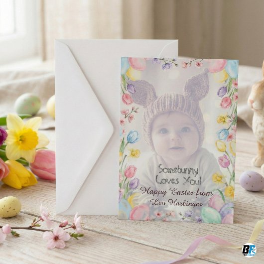 Une certaine lapine Vous Aime Carte de Pâques pers