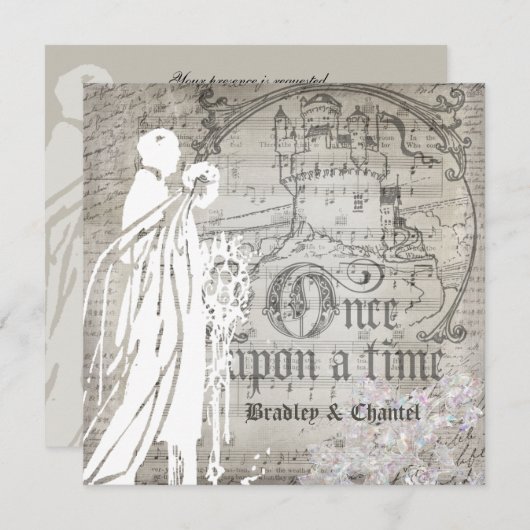 Une chanson grise sur invitation (Devant / Derrière)