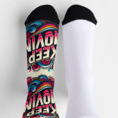 Une chaussette à message positif pour continuer (Haut)