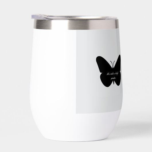 Une citation simple dans un simple papillon (Droite)