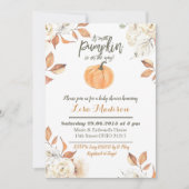 Une citrouille douce est en route invitation à une (Devant)