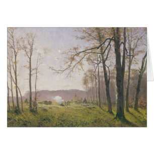 Une clairière dans un bois automnal, 1890