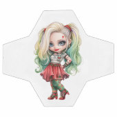 Une collection de designs Halloween de fille migno (Plat)