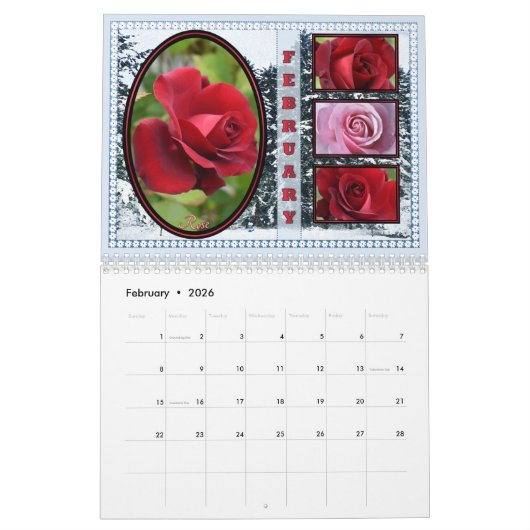 Une collection de fleurs Calendrier 2022 (m) (Feb 2026)