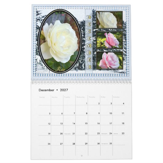 Une collection de fleurs Calendrier 2022 (m) (Dec 2027)