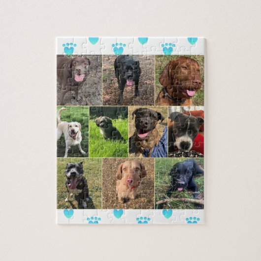 Une Collection De Puzzle De Chiens (Vertical)
