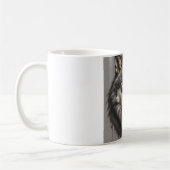 Une conception agressive de Mug loup (Gauche)