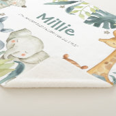 Une couverture d'animaux de Safari avec de mignons (3/4)