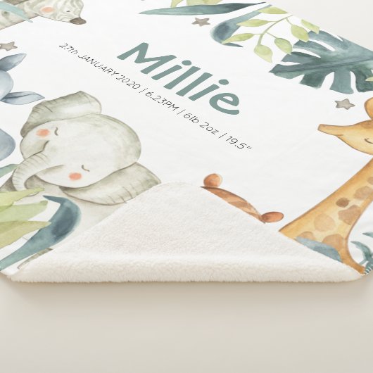 Une couverture d'animaux de Safari avec de mignons (3/4)