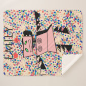 Une couverture de sherpa pour les filles. Nom pers (Devant (Horizontal))