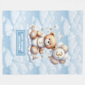 Une couverture en peluche personnalisée pour le 3e (Devant (Horizontal))