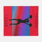 Une couverture en toison personnalisée. (Devant (Horizontal))