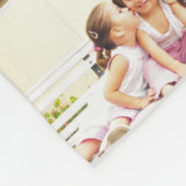 Une couverture en toison photo personnalisée. Fait (Coin)