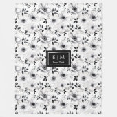 Une couverture florale monochrome tendance pour un (Devant)