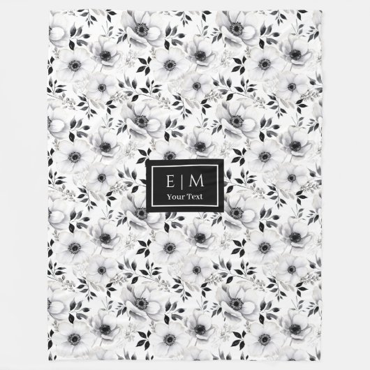 Une couverture florale monochrome tendance pour un (Devant)