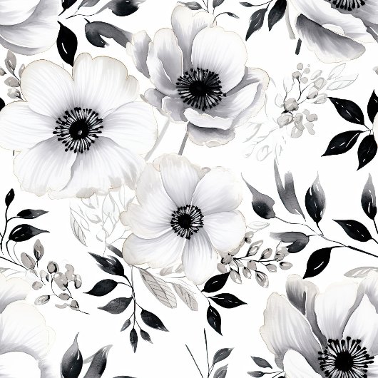 Une couverture florale monochrome tendance pour un