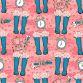 Une couverture moderne de retour à l'école pour le